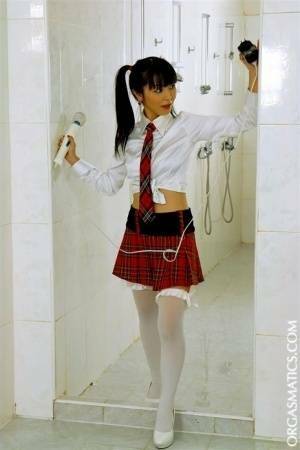 Japanese school girl and her white ESL teacher engage in lesbian sex - Japan on galpictures.com