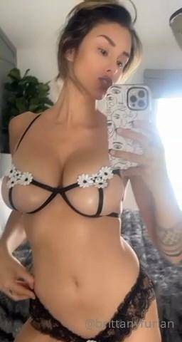Brittany Furlan Lingerie Selfie Mirror Onlyfans Video Leaked - Usa on www.galpictures.com