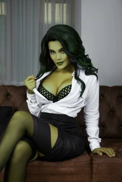 Kalinka Fox Nude She-Hulk Cosplay Patreon Set Leaked - Russia on galpictures.com
