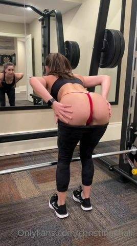 Christina Khalil - Gym Work Out on galpictures.com