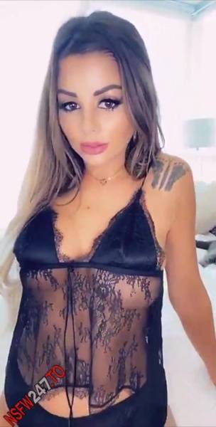 Juli Annee black outfit tease snapchat premium xxx porn videos on galpictures.com