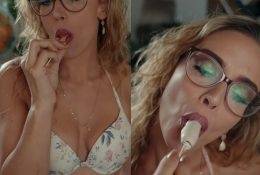 Gina Carla Sucking Popsicle ASMR Video on galpictures.com