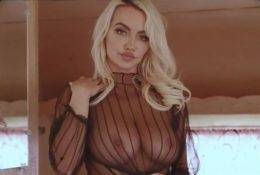 Lindsey Pelas Big Tits See Through Black Lingerie Video Leaked on galpictures.com