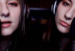AftynRose ASMR Twin Moaning & Kissing Video! on galpictures.com