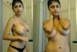 Mia Khalifa Private Shower Nude Porn Video on galpictures.com