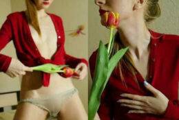 Redhead Foxy Sensuality Of Flowers Patreon Teaser Video on galpictures.com