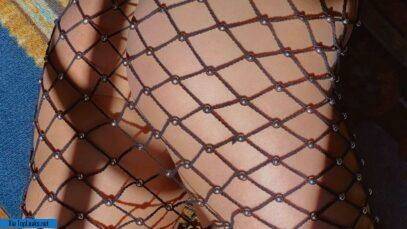 Rachel Cook Nude Fishnet Dress Set Leaked on galpictures.com
