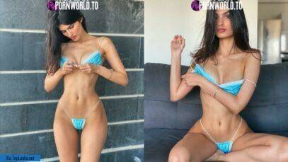 Yael Cohen Aris Covid Mask sexy Bikini onlyfans leaked nudes on galpictures.com