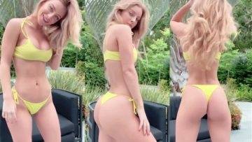 Daisy Keech Nude Dancing In Yellow Bikni Video Leaked on galpictures.com