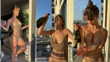 Amanda Cerny Leaked Nude New year Celebration Video on galpictures.com