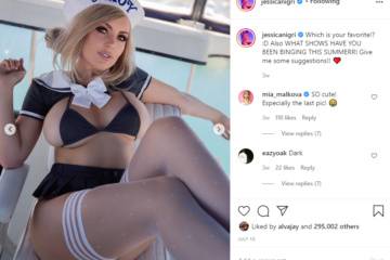 Jessica Nigri Onlyfans Nude Huge Tits Cosplayer Girl Video leaked on galpictures.com