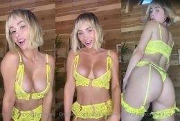 Sara Jean Underwood Sexy Yellow Lingerie Video Leaked on galpictures.com