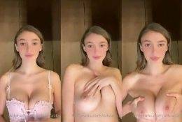 Olivia Casta Topless Big Tits Tease Video Leaked on galpictures.com