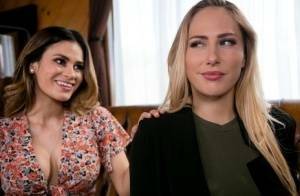 Carter Cruise and Vanessa Veracruz have lesbian sex during a home invasion on galpictures.com