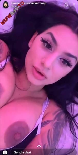 Cassie Curses big boobs & pussy tease snapchat premium xxx porn videos on galpictures.com