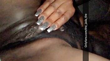 Jada Fire - closeup nude ebony pussy masturbation OnlyFans on galpictures.com
