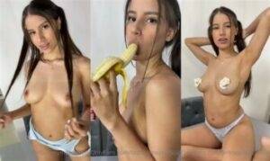 Onlyfans Britney Mazo Nude BananaC292s and Cream Video Leaked on galpictures.com