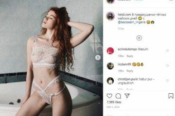Heidi Romanova Nude Dildo Wet Pussy Snapchat Video Leaked on galpictures.com