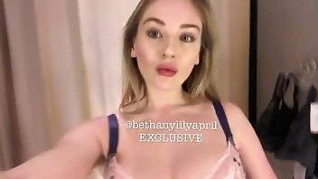 Beth Lily bra fitting onlyfans porn videos on galpictures.com