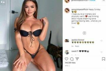Genesis Lopez Full Nude Drunk Cumming Video Leaked on galpictures.com