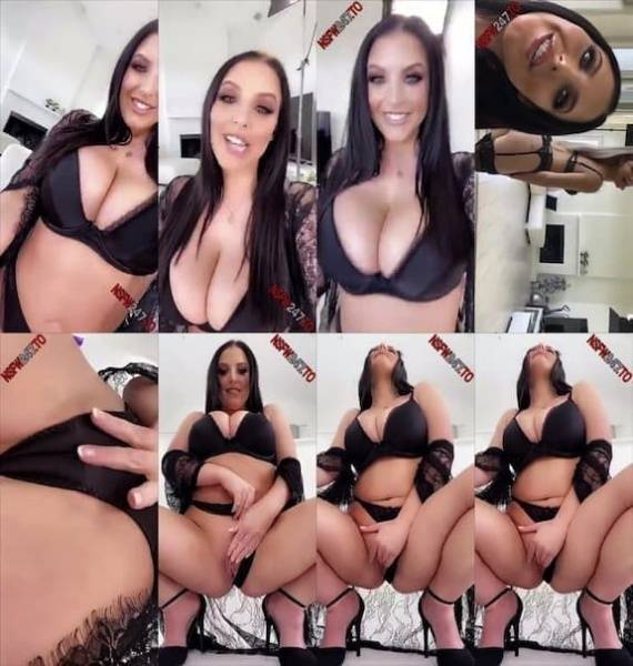 Angela White quick pussy play on porn set snapchat premium 2020/01/18 on galpictures.com