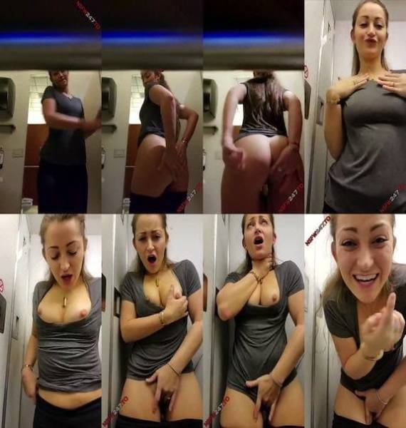Dani Daniels airplane toilet masturbation snapchat premium 2019/10/19 on galpictures.com