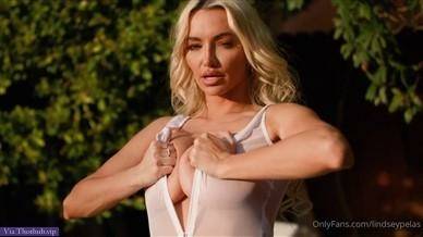 Lindsey Pelas Nude See Through Lingerie Tease Video on galpictures.com