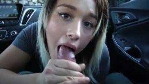 Tiktok porn Violet Moreau finishing him off in the car on galpictures.com