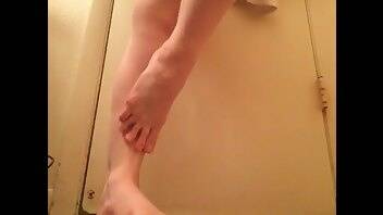 GODEDESS BB Showing off my feet after shower onlyfans porn videos on galpictures.com