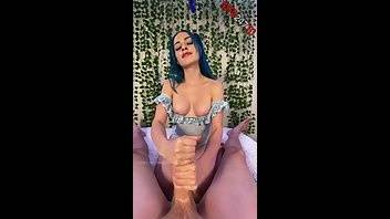 Jewelz Blu sucks dick in one-piece underwear with cumshot on her tits onlyfans porn videos on galpictures.com