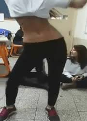 Cute teen twerking in class on galpictures.com