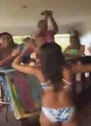 Teens in bikini spanish house party - Spain on galpictures.com