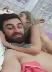 Turkish couple cuddling naked after sex - Turkey on galpictures.com