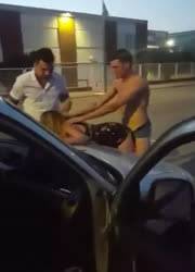 Two dudes fuck drunk girl on galpictures.com