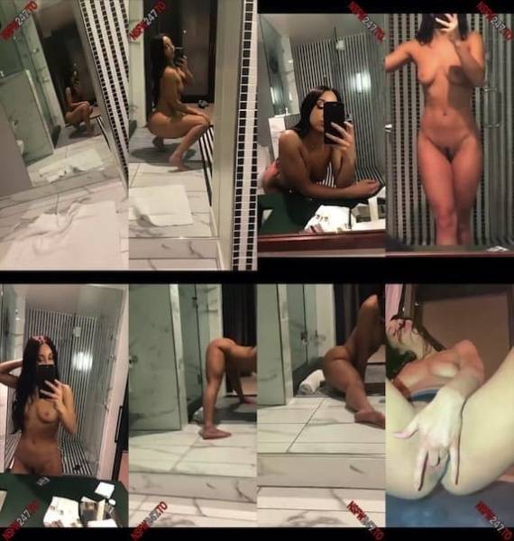Teanna Trump after shower naked tease snapchat premium 2020/02/12 on galpictures.com