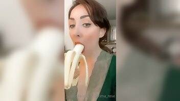 Ultima rose deep banana eating another attempt xxx onlyfans porn on galpictures.com