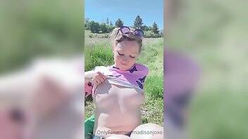 Madisonjoxo just a day in nature onlyfans leaked video on galpictures.com