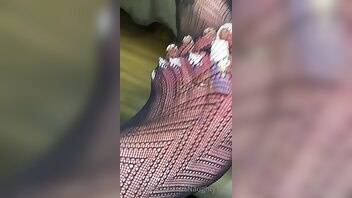 Tatianasnaughtytoes new 2020 12 11 french pedicure black nylon onlyfans leaked video - France on galpictures.com