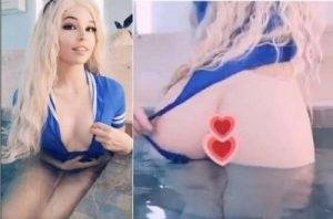 Belle Delphine Swimsuit Pool Snapchat Lewds thothub on galpictures.com