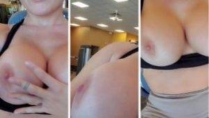 Kissasins Love taking my big tits out at the gym thothub on galpictures.com