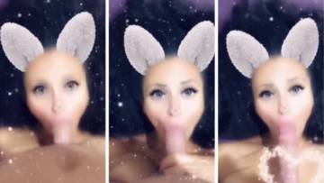 Princess Jasmine Sensual Blowjob Snapchat Leaked on galpictures.com