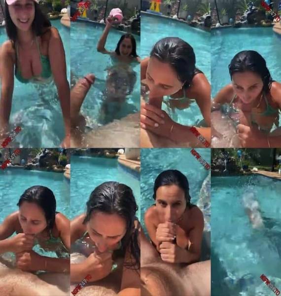 Ashley Adams swimming pool blowjob snapchat premium 2021/09/08 on galpictures.com