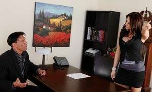 Sexy office milf fuck with wonderfully groomed Chanel Preston on galpictures.com