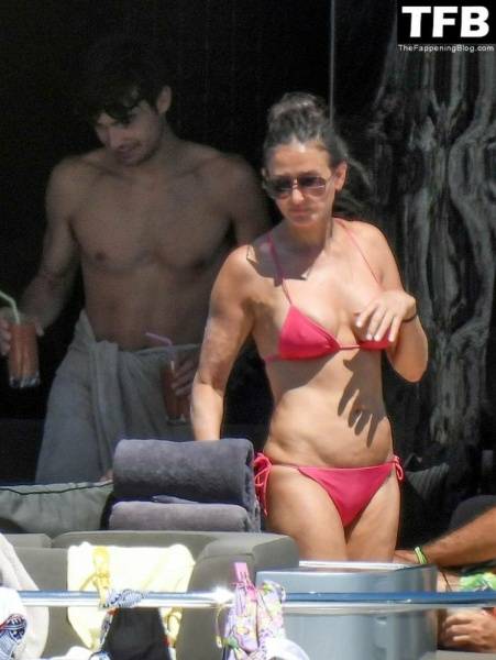 Demi Moore Looks Sensational at 59 in a Red Bikini on Vacation in Greece - Greece - county Moore on galpictures.com