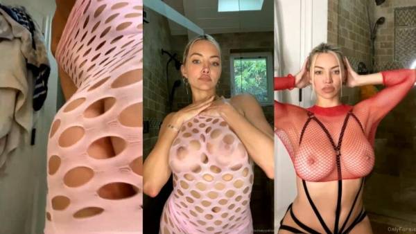 Lindsey Pelas Fishnet Dress Livestream Video Leaked on galpictures.com