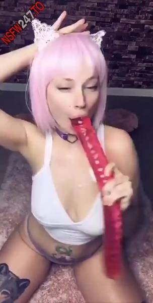 Asia Riggs red dildo blowjob snapchat premium xxx porn videos on galpictures.com