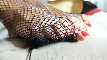 Lucyzara enjoy this free foot worship nail fetish clip dont forg on galpictures.com