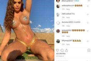 Allison Parker Gym Shower Nude Porn Premium Snapchat on galpictures.com