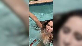 Ashley adams swimming pool tease naked onlyfans videos leaked 2021/07/11 on galpictures.com
