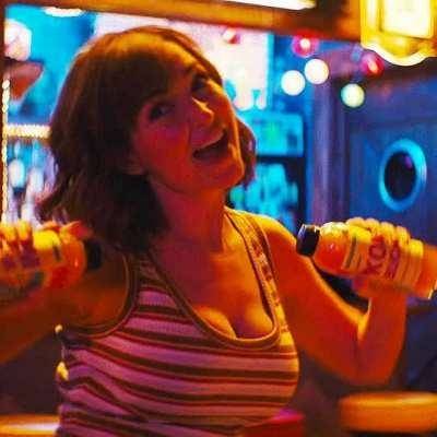 Milana Vayntrubs big tits bouncing as she dances is gonna make me explode on galpictures.com